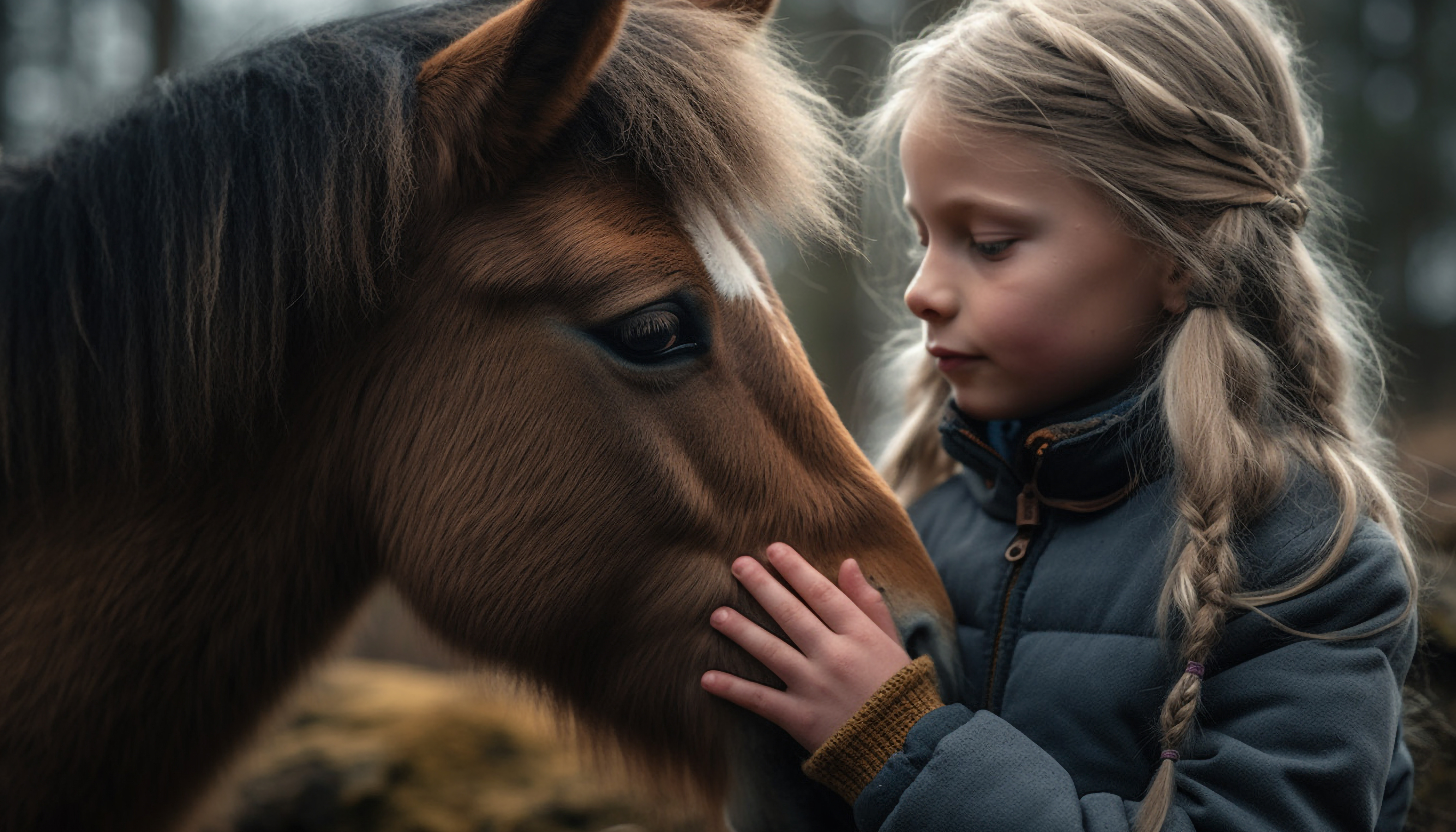 caballo niña