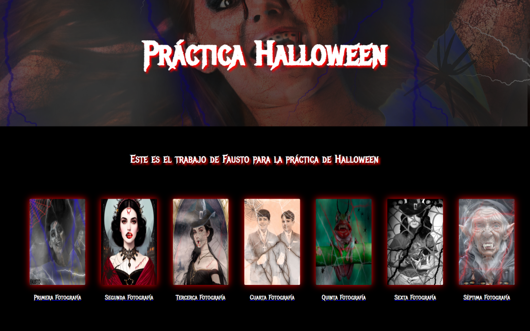 Proyecto desarrollo web para Halloween