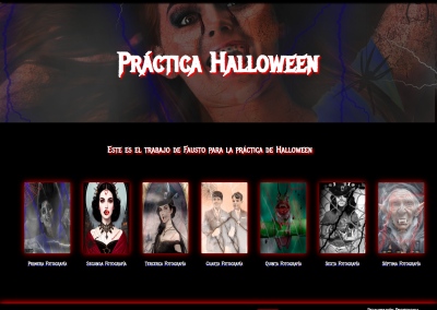 Proyecto desarrollo web para Halloween