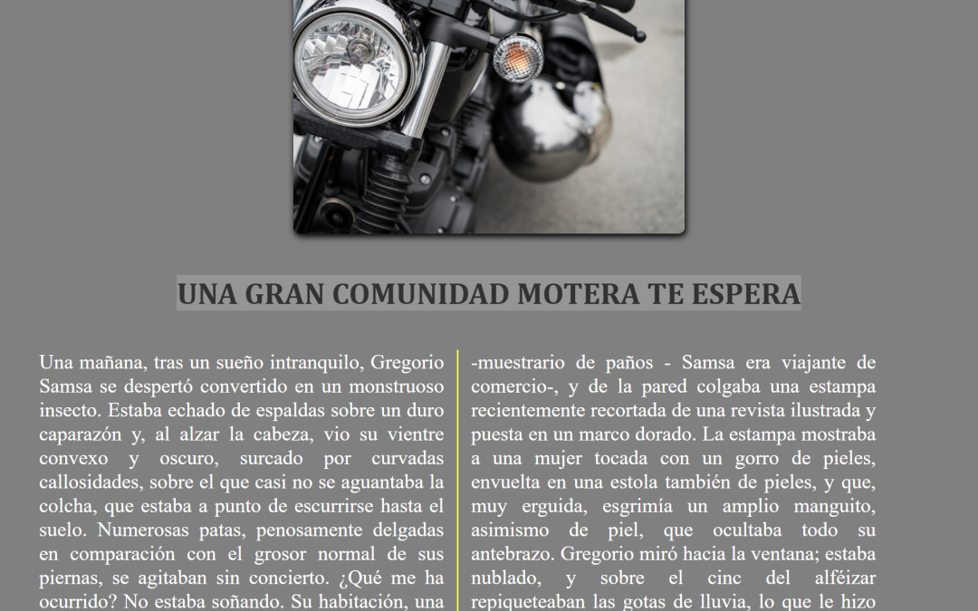 Proyecto Club Motero Biker’s